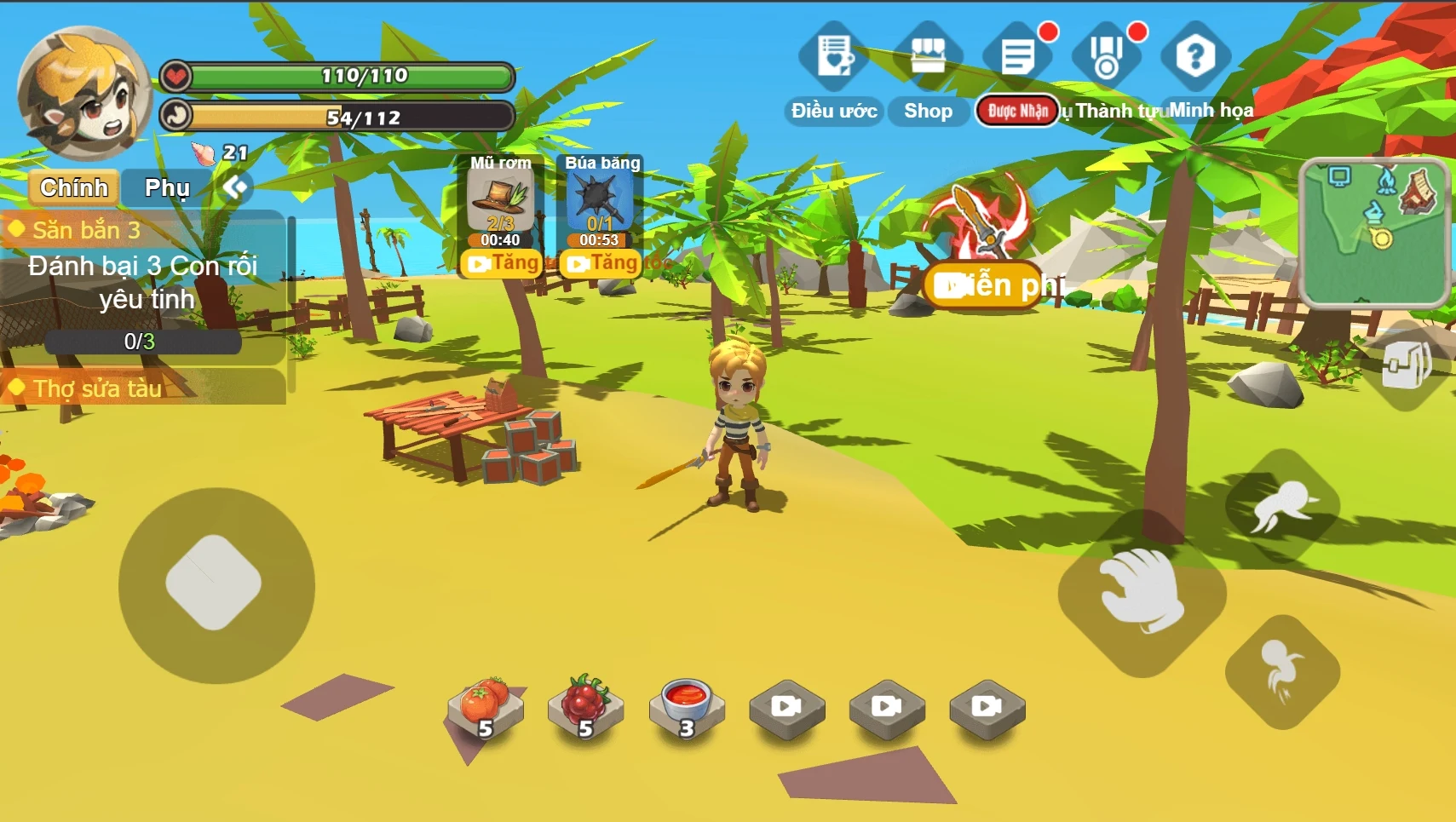 Đảo Sinh Tồn 3D screenshot