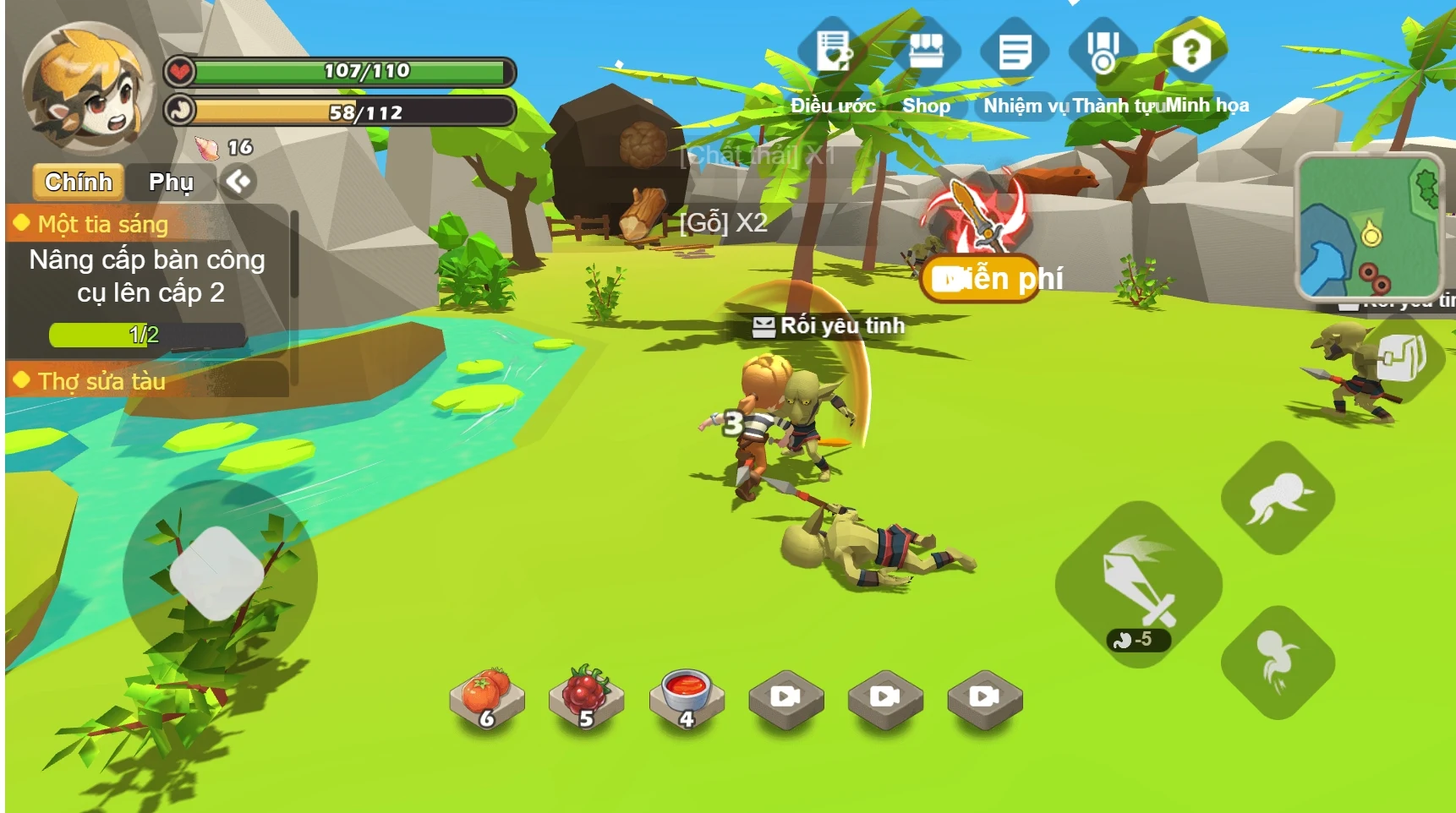 Đảo Sinh Tồn 3D screenshot